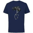 thumbnail image 1 of Alien 45th Anniversary Covenant David’s Drawings Facehuggers - Short Sleeve Cotton T-Shirt for Adults - Customized-Navy, 1 of 5