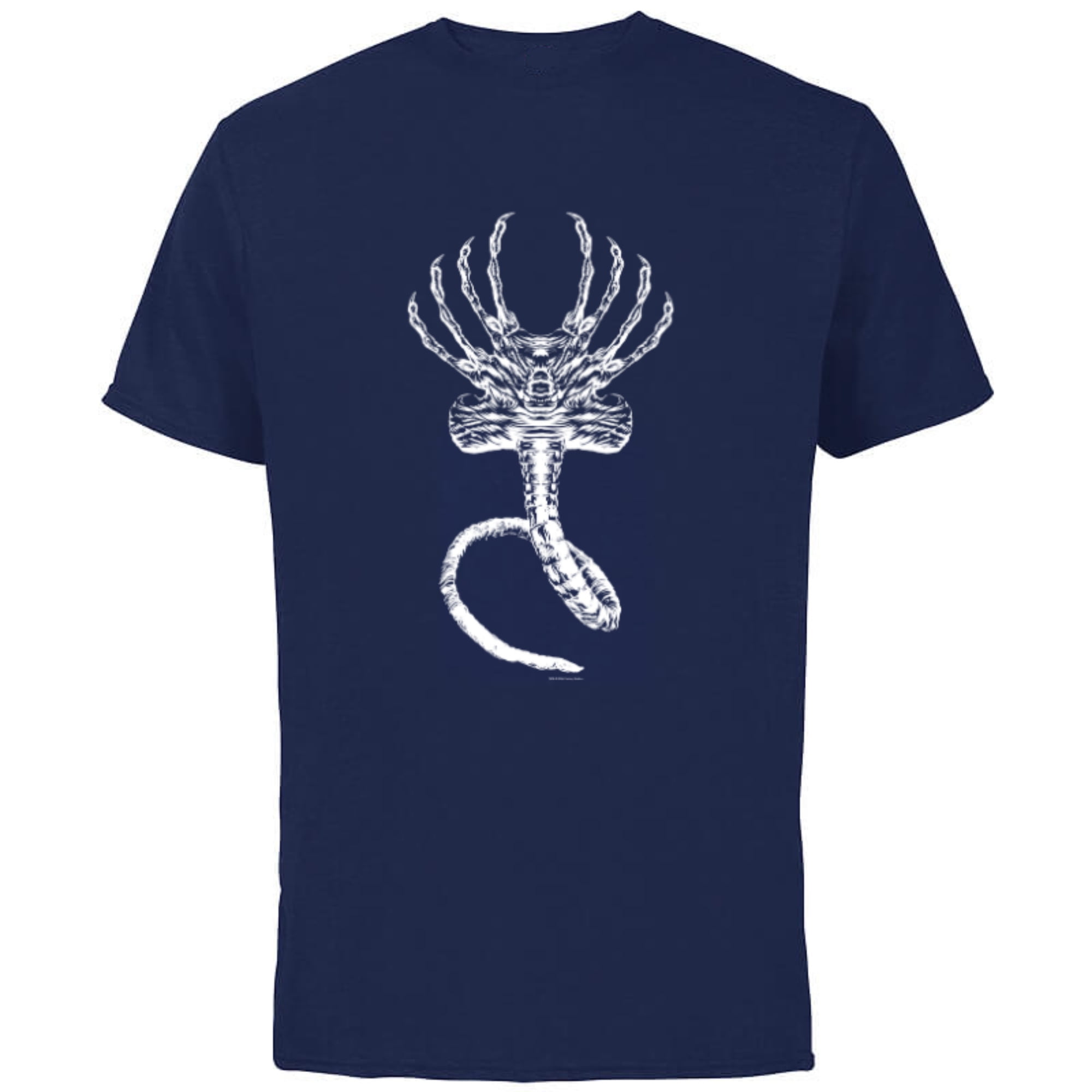 Alien 45th Anniversary Movie Xenomorph Facehugger Art - Short Sleeve ...