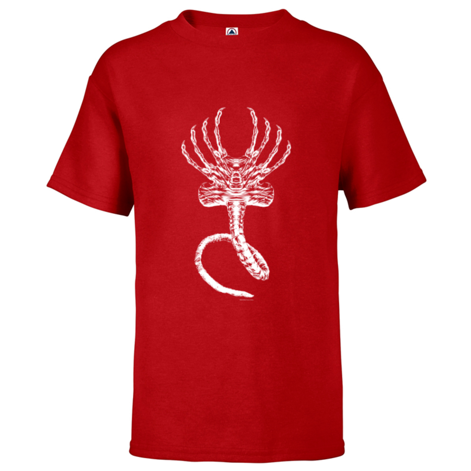 Alien 45th Anniversary Movie Xenomorph Facehugger Art - Short Sleeve T ...