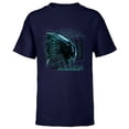 thumbnail image 1 of Alien 45th Anniversary Movie Xenomorph Priority One Logo - Short Sleeve T-Shirt for Kids - Customized-Navy, 1 of 5