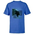 thumbnail image 1 of Alien 45th Anniversary Movie Xenomorph Priority One Logo - Short Sleeve T-Shirt for Kids - Customized-Royal, 1 of 5