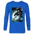 thumbnail image 1 of Alien 45th Anniversary Mutant Xenomorph Graphic Novel Art - Long Sleeve T-Shirt for Men - Customized-Navy, 1 of 5