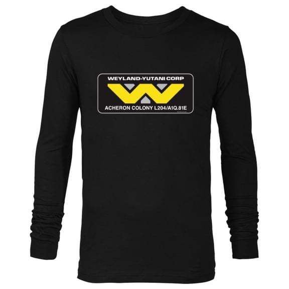 Alien 45th Anniversary Weyland-Yutani Corp Acheron Logo - Long Sleeve T-Shirt for Men - Customized-Black