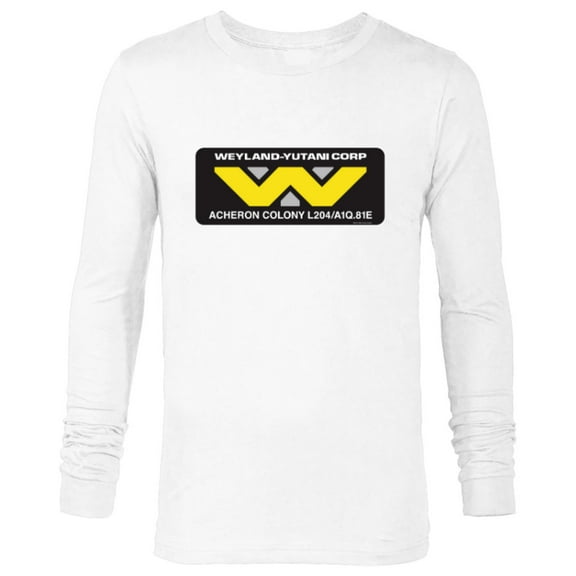 Alien 45th Anniversary Weyland-Yutani Corp Acheron Logo - Long Sleeve T-Shirt for Men - Customized-White