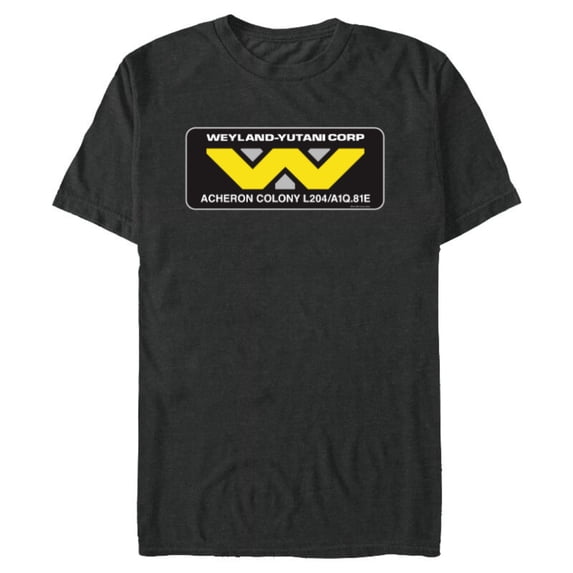 Alien 45th Anniversary Weyland-Yutani Corp Acheron Logo - Short Sleeve Blended T-Shirt for Adults - Customized-Dark Heather