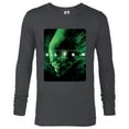 thumbnail image 1 of Alien 45th Anniversary Xenomorph 1979 Movie Poster In Space - Long Sleeve T-Shirt for Men - Customized-Charcoal Heather, 1 of 5