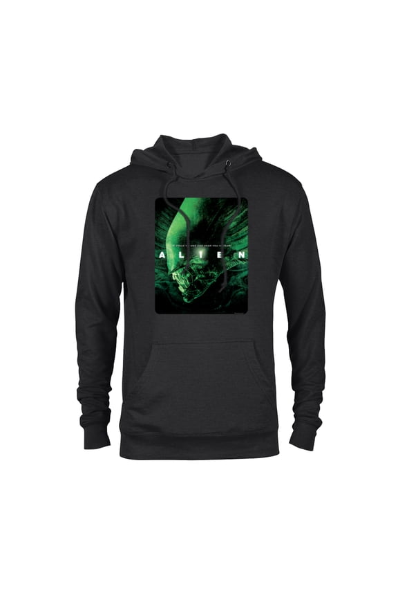 Alien 45th Anniversary Xenomorph 1979 Movie Poster In Space - Pullover Hoodie for Adults - Customized-Black