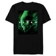 thumbnail image 1 of Alien 45th Anniversary Xenomorph 1979 Movie Poster In Space - Short Sleeve Blended T-Shirt for Adults - Customized-Black, 1 of 5
