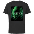 thumbnail image 1 of Alien 45th Anniversary Xenomorph 1979 Movie Poster In Space - Short Sleeve Cotton T-Shirt for Adults - Customized-Black, 1 of 5