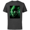 thumbnail image 1 of Alien 45th Anniversary Xenomorph 1979 Movie Poster In Space - Short Sleeve Cotton T-Shirt for Adults - Customized-Charcoal Heather, 1 of 5
