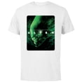 thumbnail image 1 of Alien 45th Anniversary Xenomorph 1979 Movie Poster In Space - Short Sleeve Cotton T-Shirt for Adults - Customized-White, 1 of 5