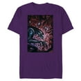 thumbnail image 1 of Alien 45th Anniversary Xenomorph Cocooned Graphic Novel Art - Short Sleeve Blended T-Shirt for Adults - Customized-Purple, 1 of 5