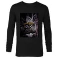 thumbnail image 1 of Alien 45th Anniversary Xenomorph Facehugger Attacking Art - Long Sleeve T-Shirt for Men - Customized-Black, 1 of 5
