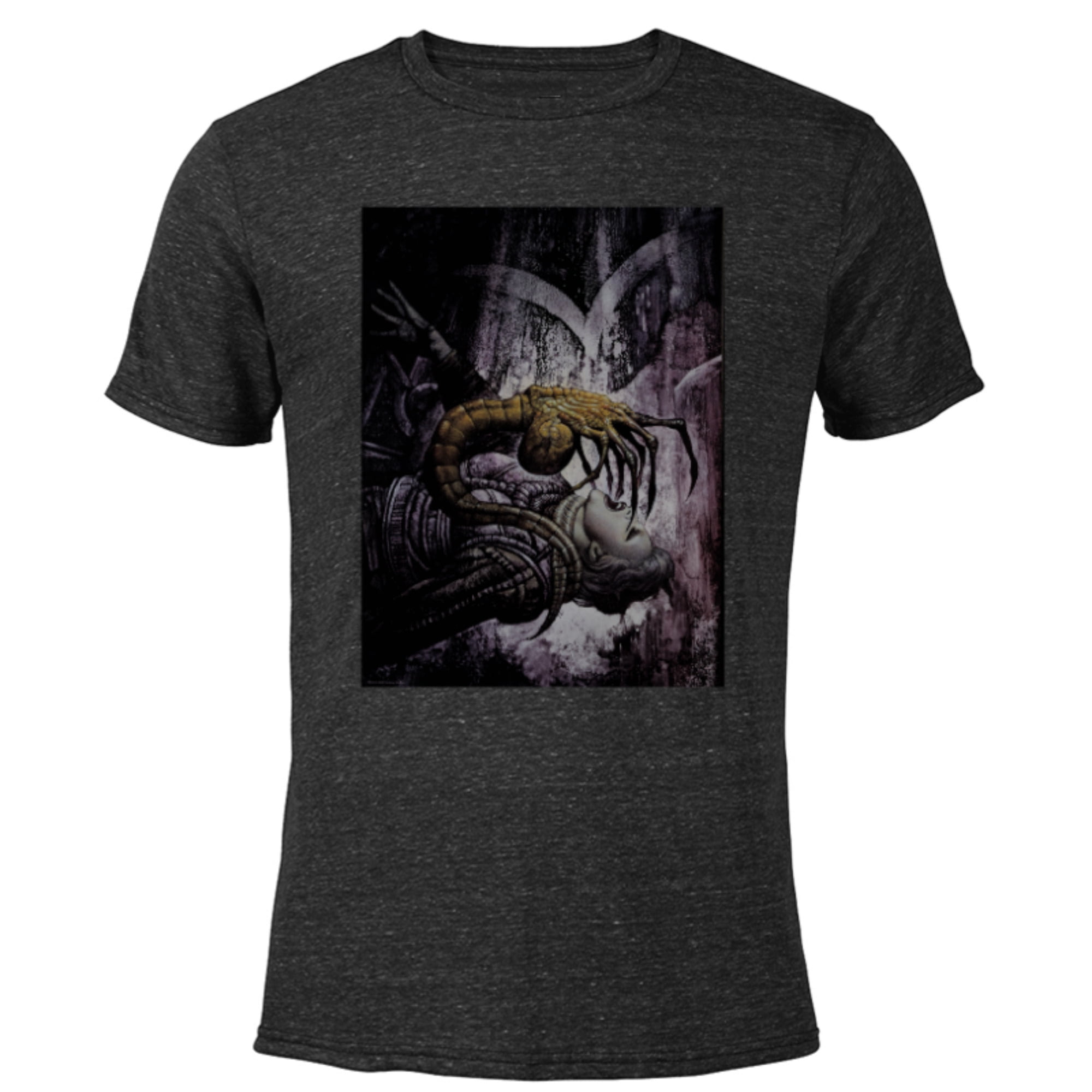 Alien 45th Anniversary Xenomorph Facehugger Attacking Art - Short ...
