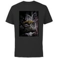 thumbnail image 1 of Alien 45th Anniversary Xenomorph Facehugger Attacking Art - Short Sleeve Cotton T-Shirt for Adults - Customized-Black, 1 of 5
