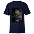 thumbnail image 1 of Alien 45th Anniversary Xenomorph Facehugger Attacking Art - Short Sleeve T-Shirt for Kids - Customized-Navy, 1 of 5