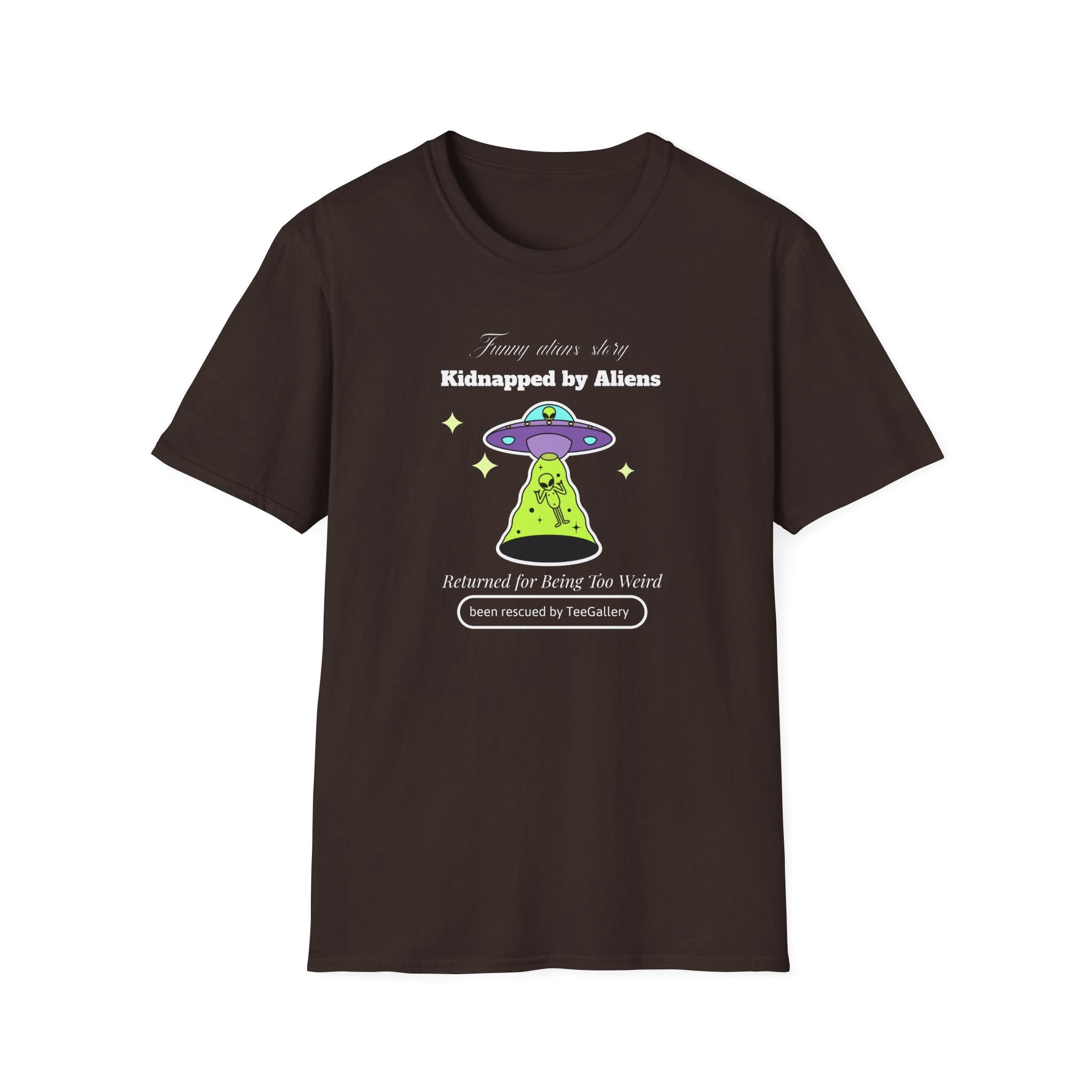 Alien Abduction Graphic Tee Kidnapped by Aliens Funny UFO Shirt ...