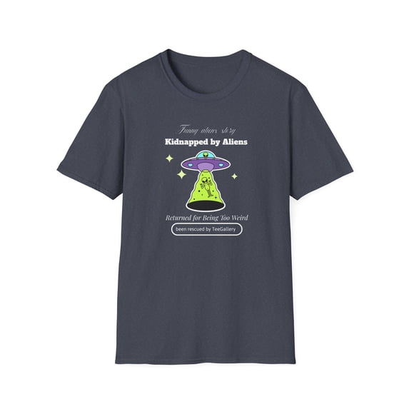 Alien Abduction Graphic Tee Kidnapped by Aliens Funny UFO Shirt ...
