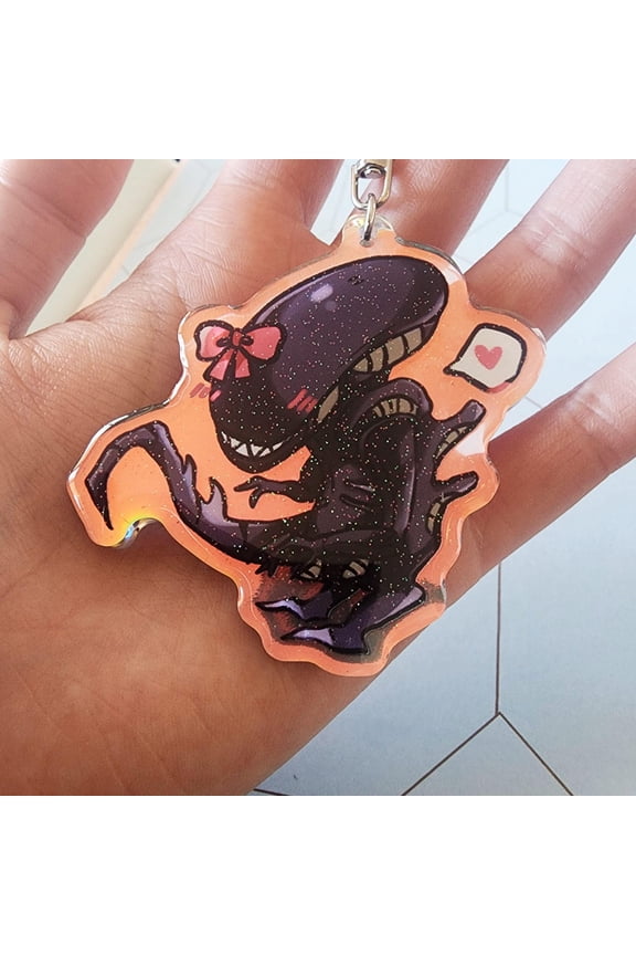 Alien | Acrylic Keychain Charm (1 keychain)