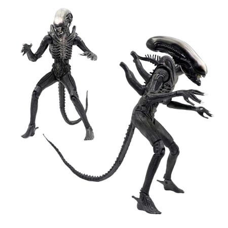 Alien Action Figure Xenomorph Aliens vs Predator Warrior Alien 7-Inch Moveable Joints PVC Figures Figurine Toys in Boxs