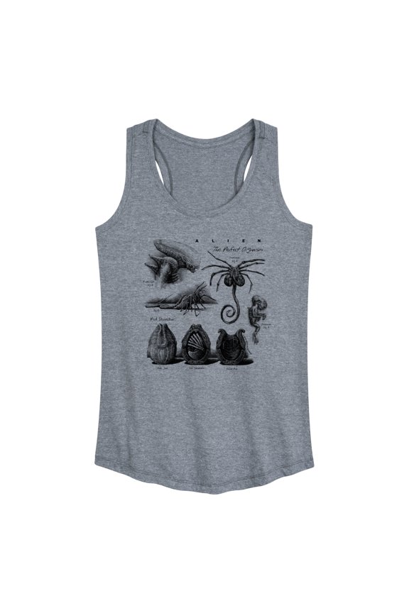 - Diagram - Women's Racerback Graphic Tank