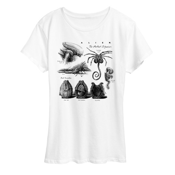 Alien - Alien Diagram - Women's Short Sleeve Graphic T-Shirt