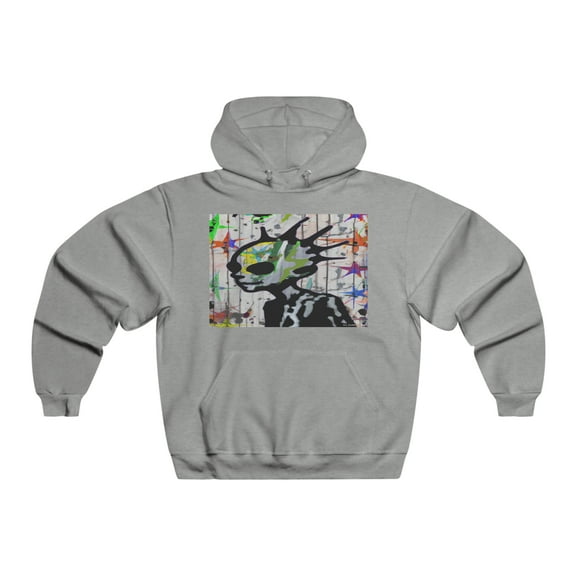 Alien Americana by KxMx Lane Hoodie Men's NUBLEND® Hooded Sweatshirt, Casual Streetwear, Comfortable hoodies