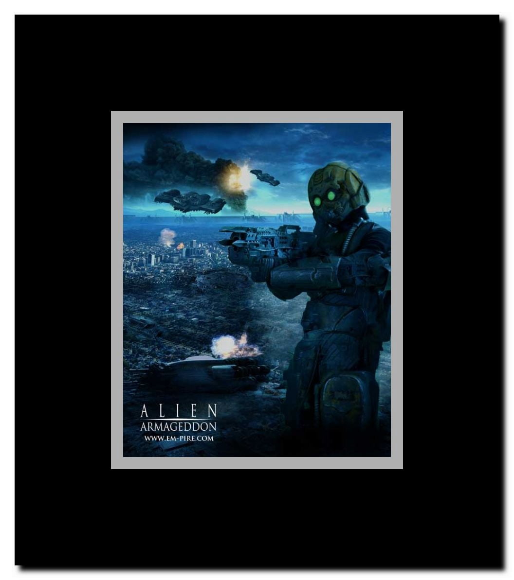 Alien Armageddon Framed Movie Poster
