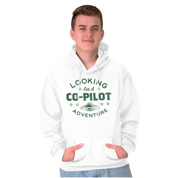 Alien Believer UFO Hunter Copilot Hoodie Sweatshirt Women Men Brisco Brands M