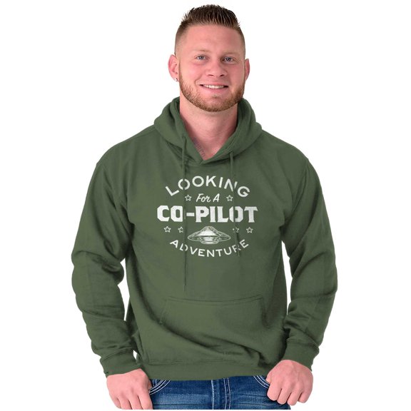 Alien Believer UFO Hunter Copilot Hoodie Sweatshirt Women Men Brisco Brands X