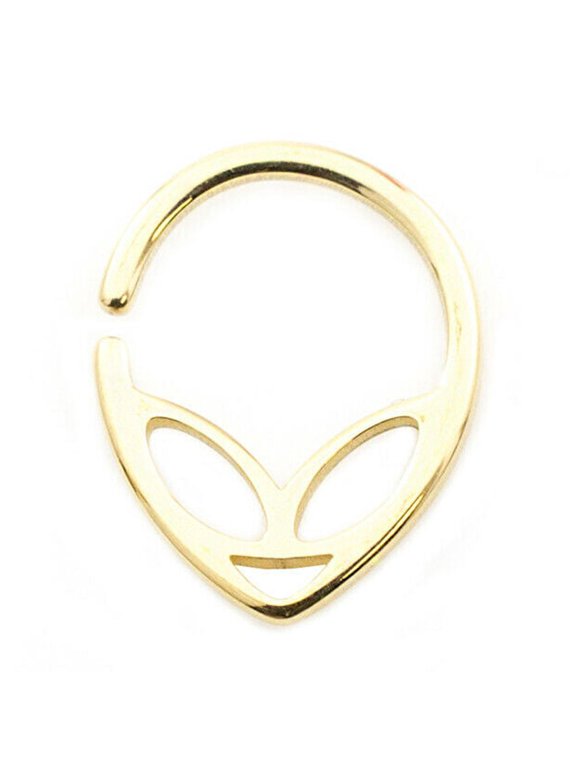 Alien Bendable Hoop Rings For Nose Septum Ear Cartilage, Daith made of Surgical