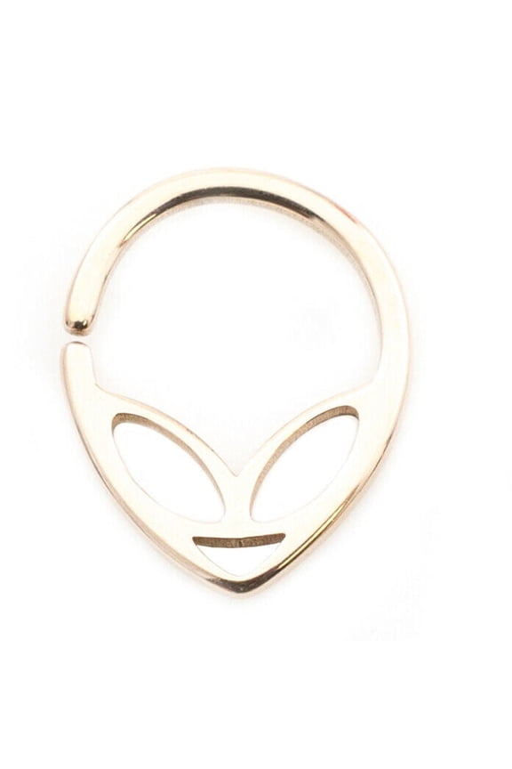 Alien Bendable Hoop Rings For Nose Septum Ear Cartilage, Daith made of Surgical