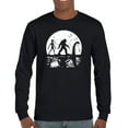 thumbnail image 1 of Alien Bigfoot Loch Ness Monster Moon Long Sleeve T-shirt Funny Space UFO Hunter Sasquatch Yeti Dinosaur Nerd Believe, 1 of 7