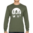 thumbnail image 1 of Alien Bigfoot Loch Ness Monster Moon Long Sleeve T-shirt Funny Space UFO Hunter Sasquatch Yeti Dinosaur Nerd Believe, 1 of 7