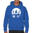 thumbnail image 1 of Alien Bigfoot Loch Ness Monster Moon Sweatshirt Funny Space UFO Hunter Sasquatch Yeti Dinosaur Nerd Believe Hoodie, 1 of 7