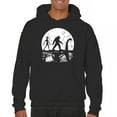 thumbnail image 1 of Alien Bigfoot Loch Ness Monster Moon Sweatshirt Funny Space UFO Hunter Sasquatch Yeti Dinosaur Nerd Believe Hoodie, 1 of 7