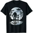 thumbnail image 1 of Alien Bigfoot Moon Sasquatch UFO Extraterrestrial Men women T-Shirt, 1 of 5