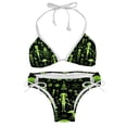 thumbnail image 1 of Alien Bikini Set Swim Suit Detachable Sponge Adjustable Strap Two-Pack, Beach Pool Vacation Party., 1 of 6