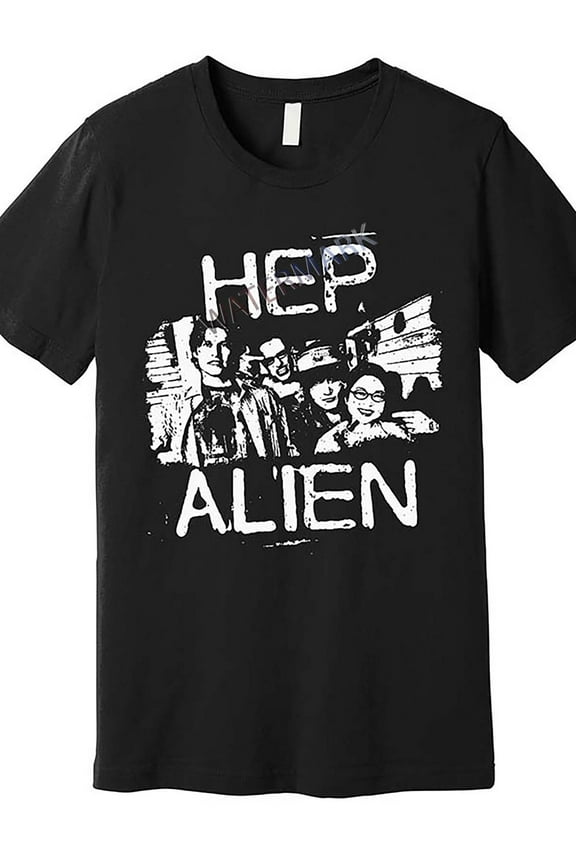 [Alien Black Graphic Tee] Hep Alien Premium T-Shirt 628502 funny Men'S Short Sleeve Graphic T-shirt Collection black TT2