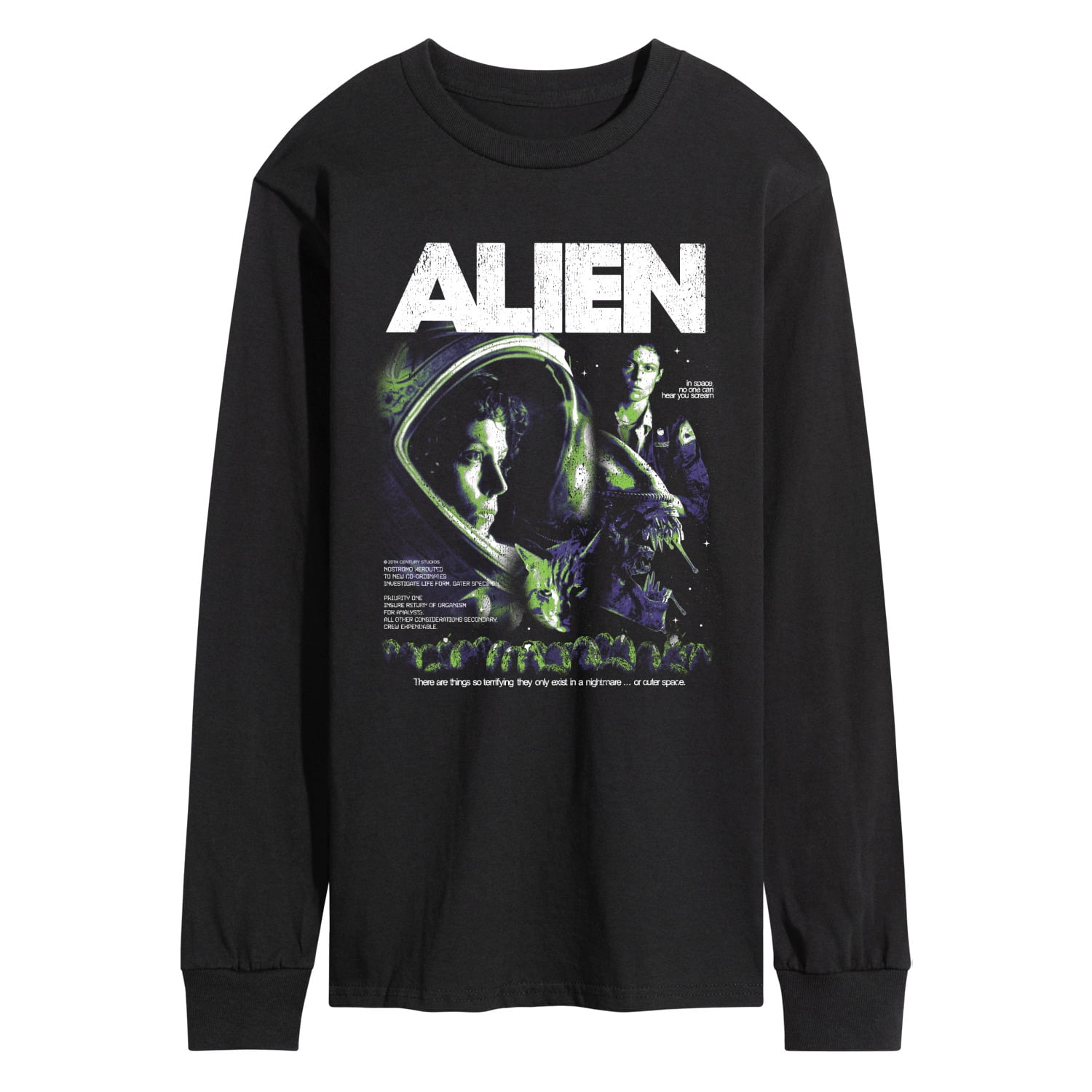 Alien - Bootleg - Men's Long Sleeve Graphic T-Shirt - Walmart.com
