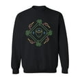 thumbnail image 1 of Alien Brotherhood Neon Design Sweatshirt Men -Image by Shutterstock, Male Small, 1 of 4