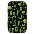 thumbnail image 1 of Alien Car Armrest Pad Cover, Soft Comfortable Furry Printed Armrest Accessory 12.5x8.2 Inch, 1 of 6