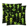 thumbnail image 1 of Alien Chair Pillow Covers Set with Velvet Material, Unique Patterns, 16x16, 18x18, 20x20 Inches, 2 Items Included for Throw Pillows, Pillow Inserts,for Various Occasions, 1 of 6