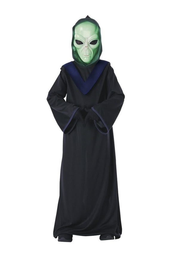 Glow in the Dark Kids Alien Commander Costume for Kids, Boys Large