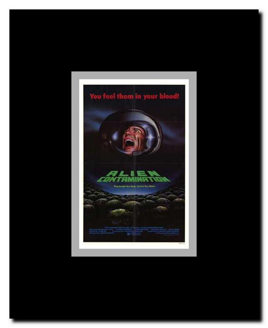 Alien Contamination Framed Movie Poster