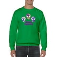 thumbnail image 1 of Alien Cosmic Approval Sweatshirt Men -Smartprints Designs, Male 3X-Large, 1 of 4