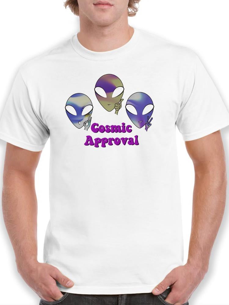 Alien Peace on Earth Ugly Christmas Sweater Mens T Shirt Pinwheel