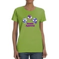 thumbnail image 1 of Alien Cosmic Approval T-Shirt Women -Smartprints Designs, Female Small, 1 of 4