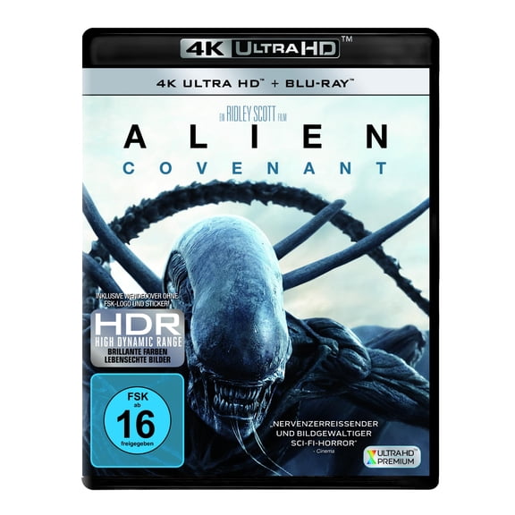 Alien: Covenant (4K Ultra-HD) (+ Blu-ray) (4K Ultra HD) Michael Fassbender Noomi Rapace