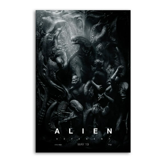 Alien Covenant Movie Poster Picture Print Canvas Poster Wall Paint Art Posters Decor Modern Home Artworks Gift 16x24inch(40x60cm)